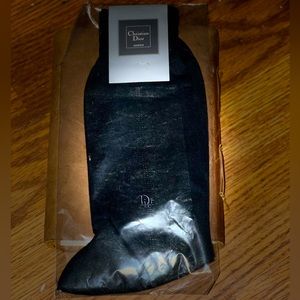 Christian Dior Monsieur NWT Black Size 7.5 (25cm) Men’s Socks